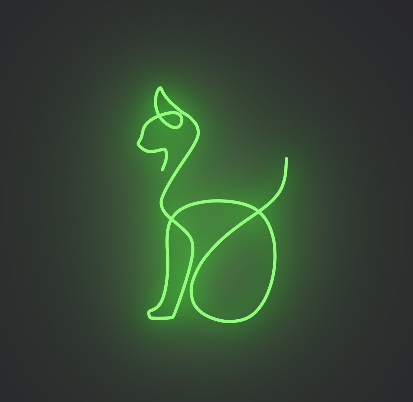 Sitting Cat 02
