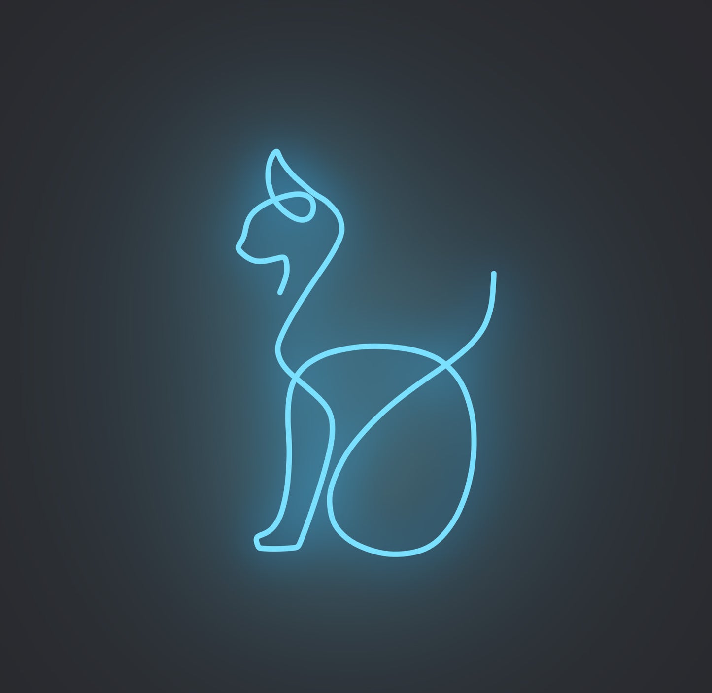 Sitting Cat 02