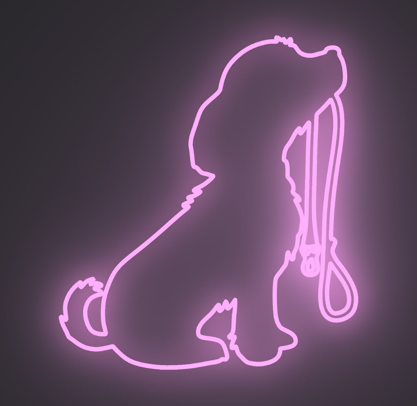 Puppy Dog Holding Leash