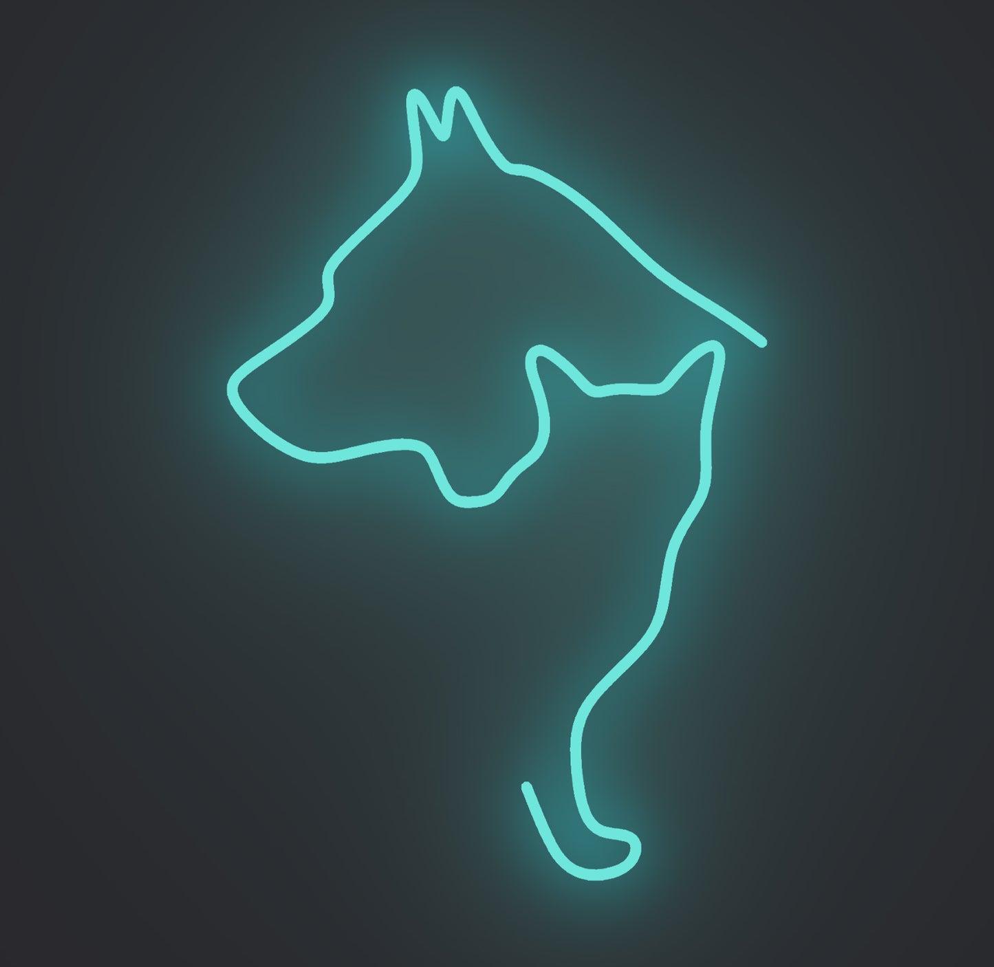 Dog and Cat Silhouette