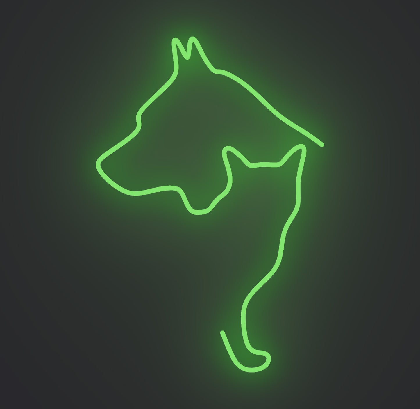 Dog and Cat Silhouette