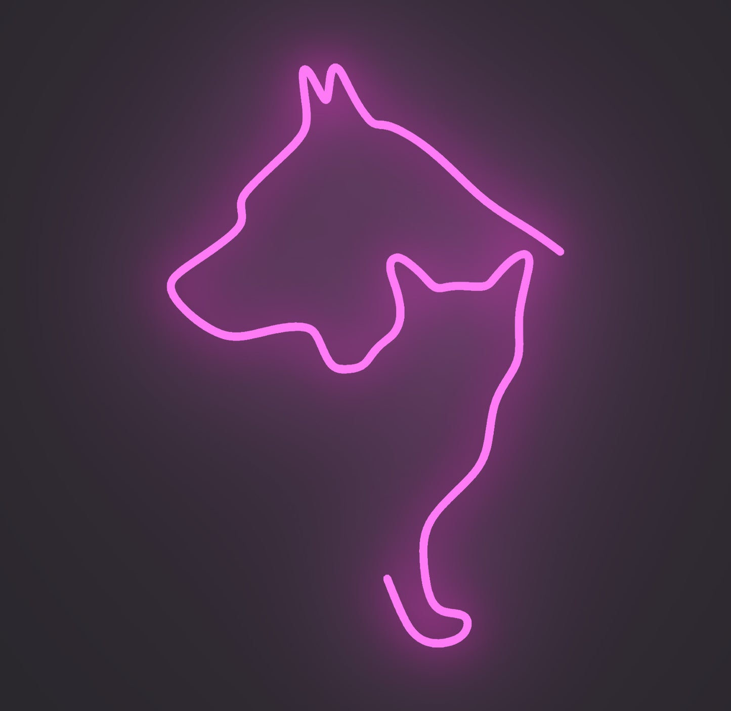 Dog and Cat Silhouette