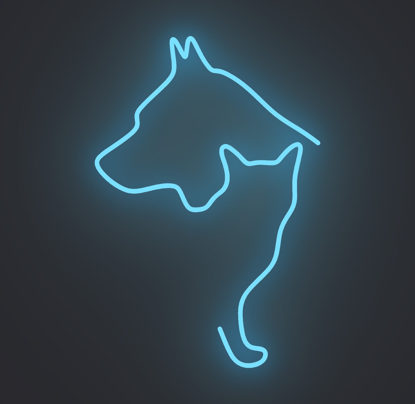 Dog and Cat Silhouette