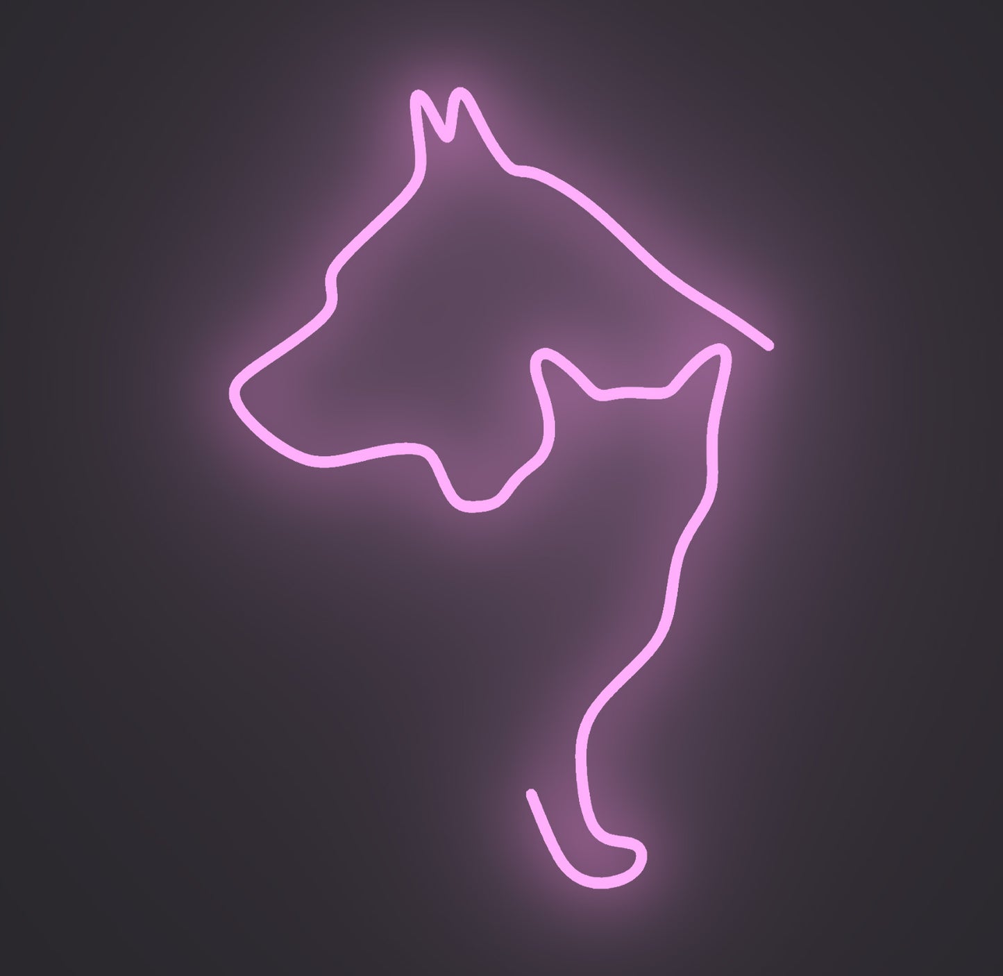 Dog and Cat Silhouette