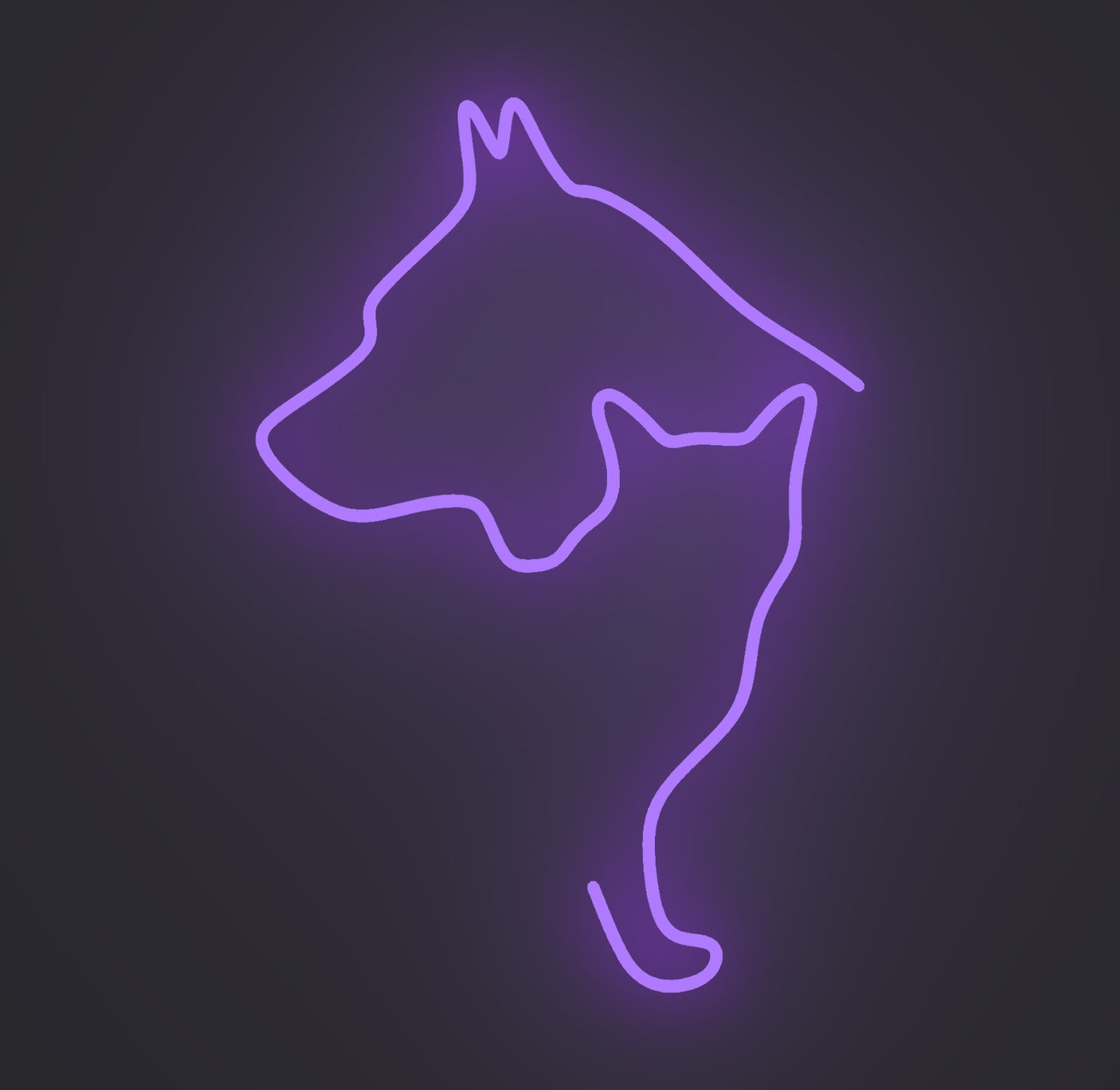 Dog and Cat Silhouette