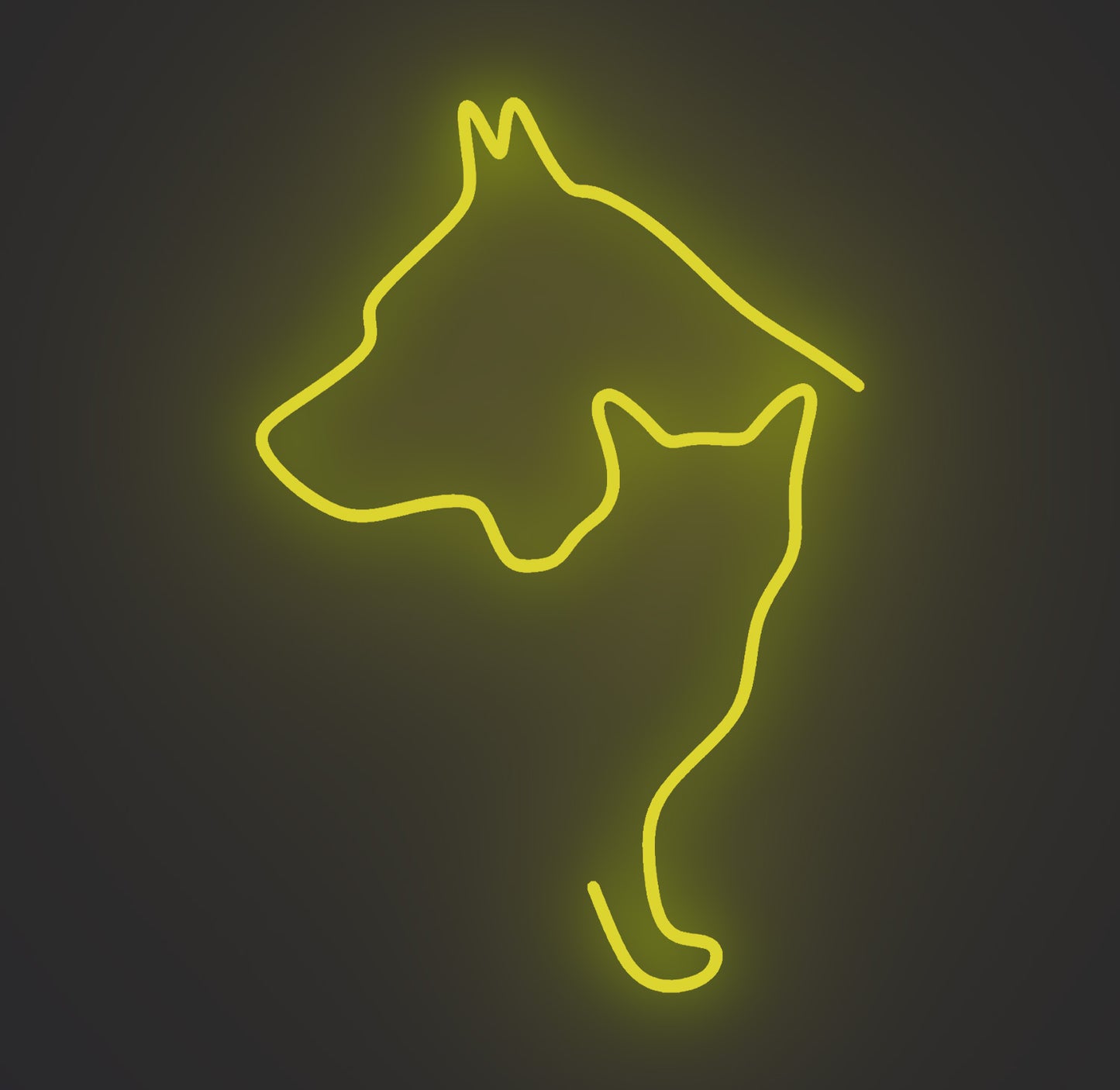Dog and Cat Silhouette