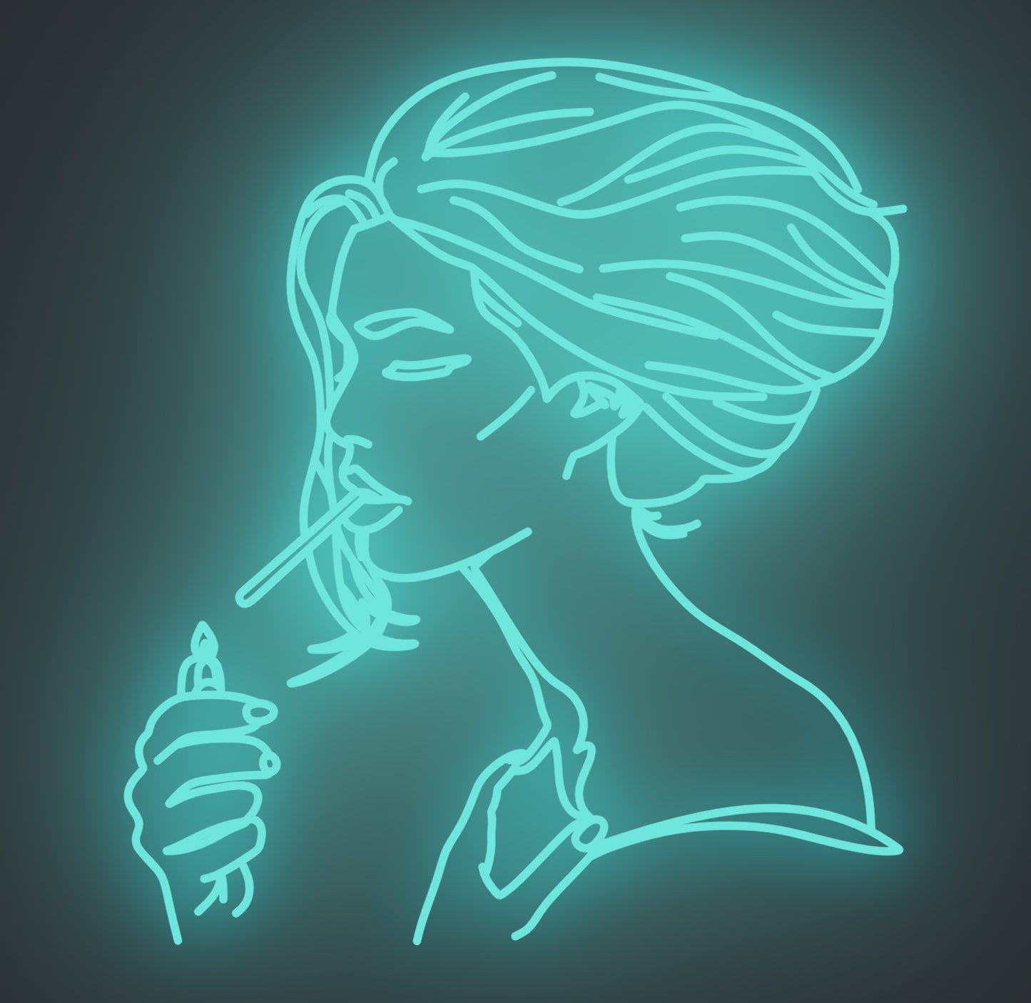 Graceful Beauty with A Vice