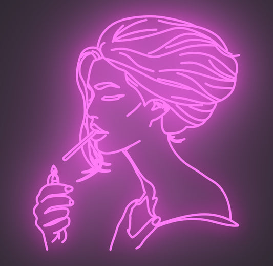 Graceful Beauty with A Vice