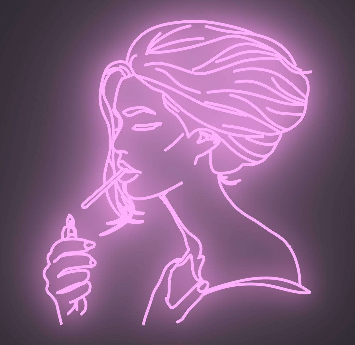 Graceful Beauty with A Vice