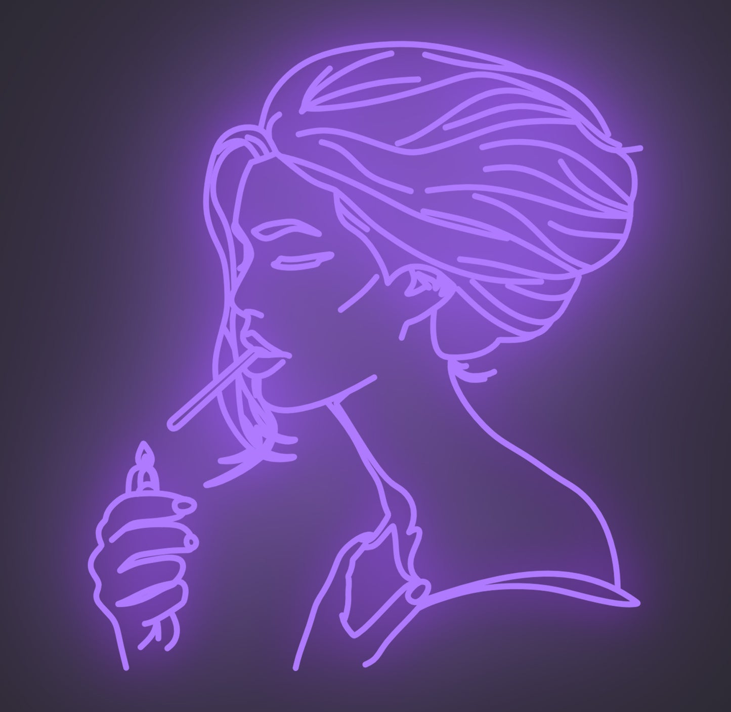 Graceful Beauty with A Vice