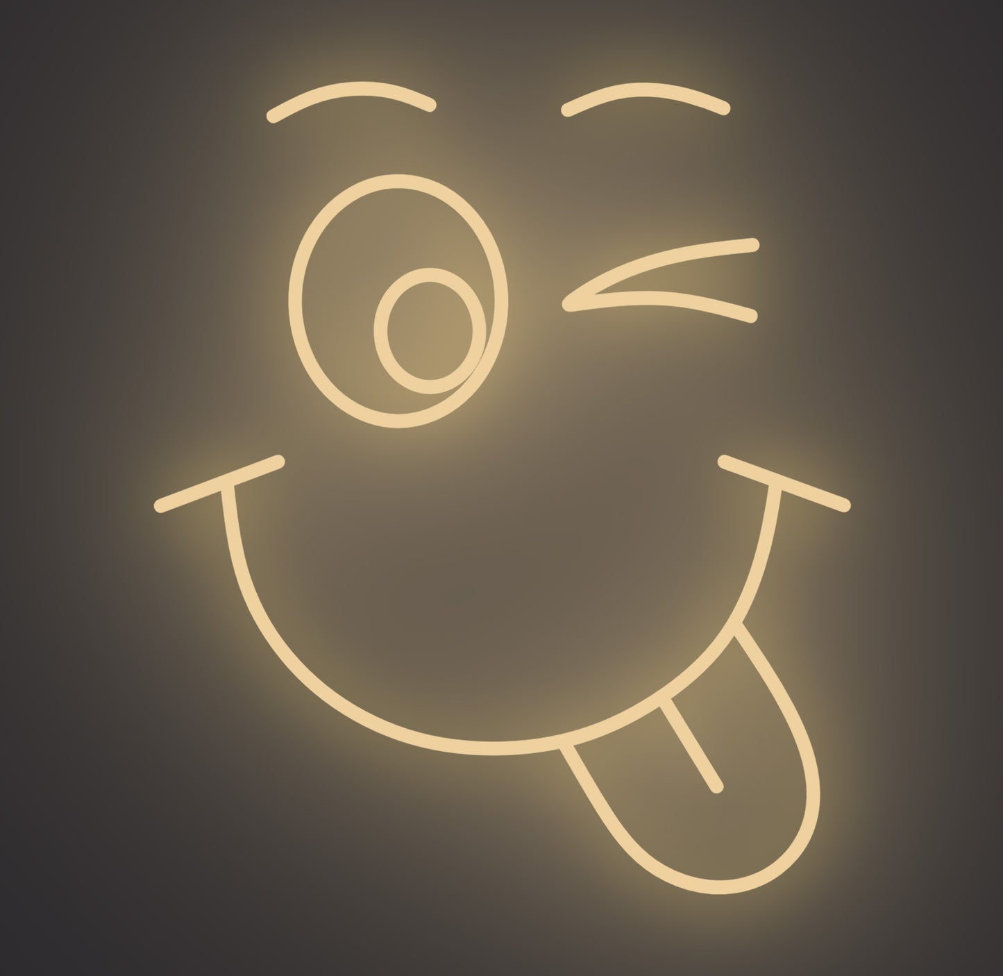 Winking Fun Face