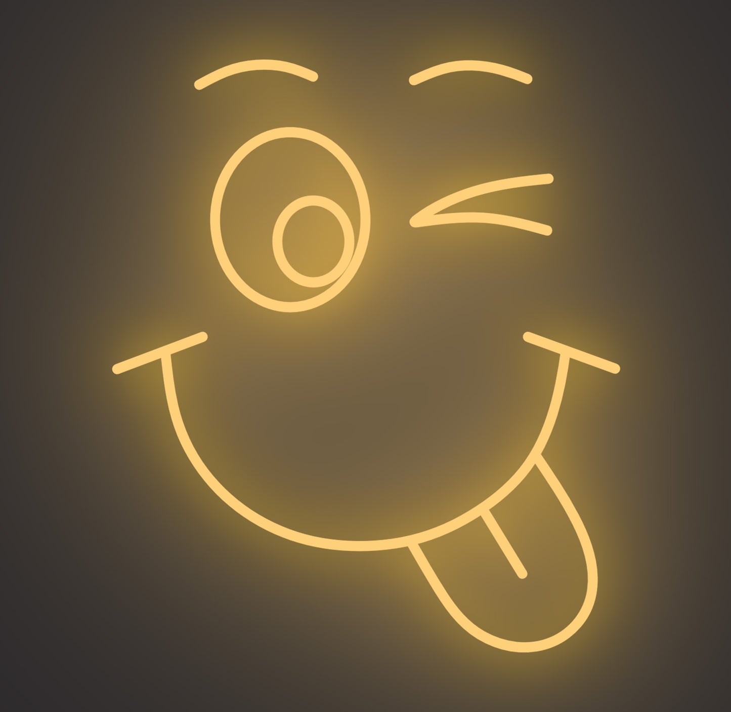 Winking Fun Face