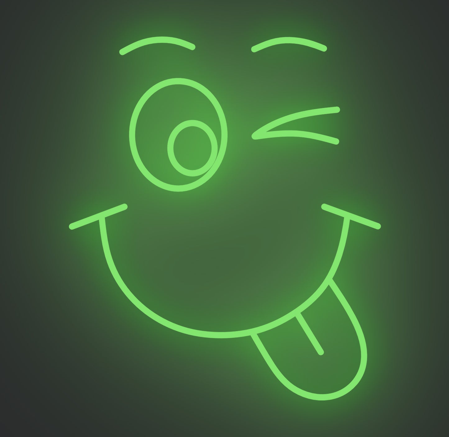 Winking Fun Face
