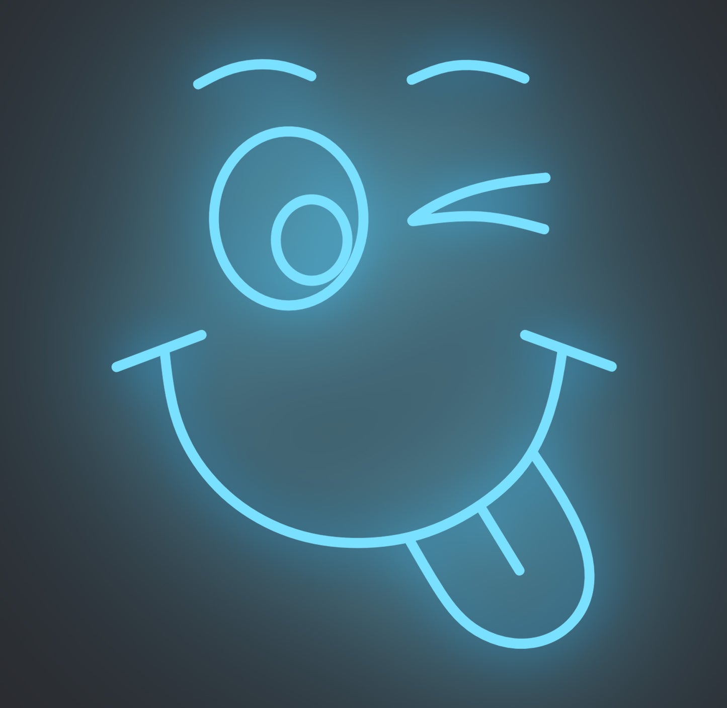 Winking Fun Face