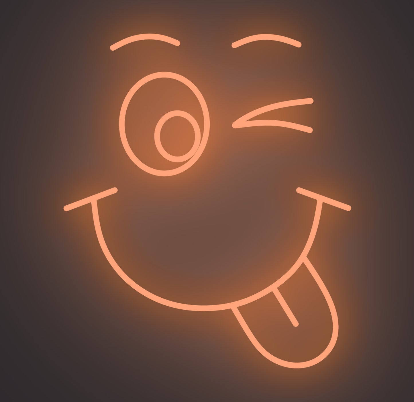 Winking Fun Face