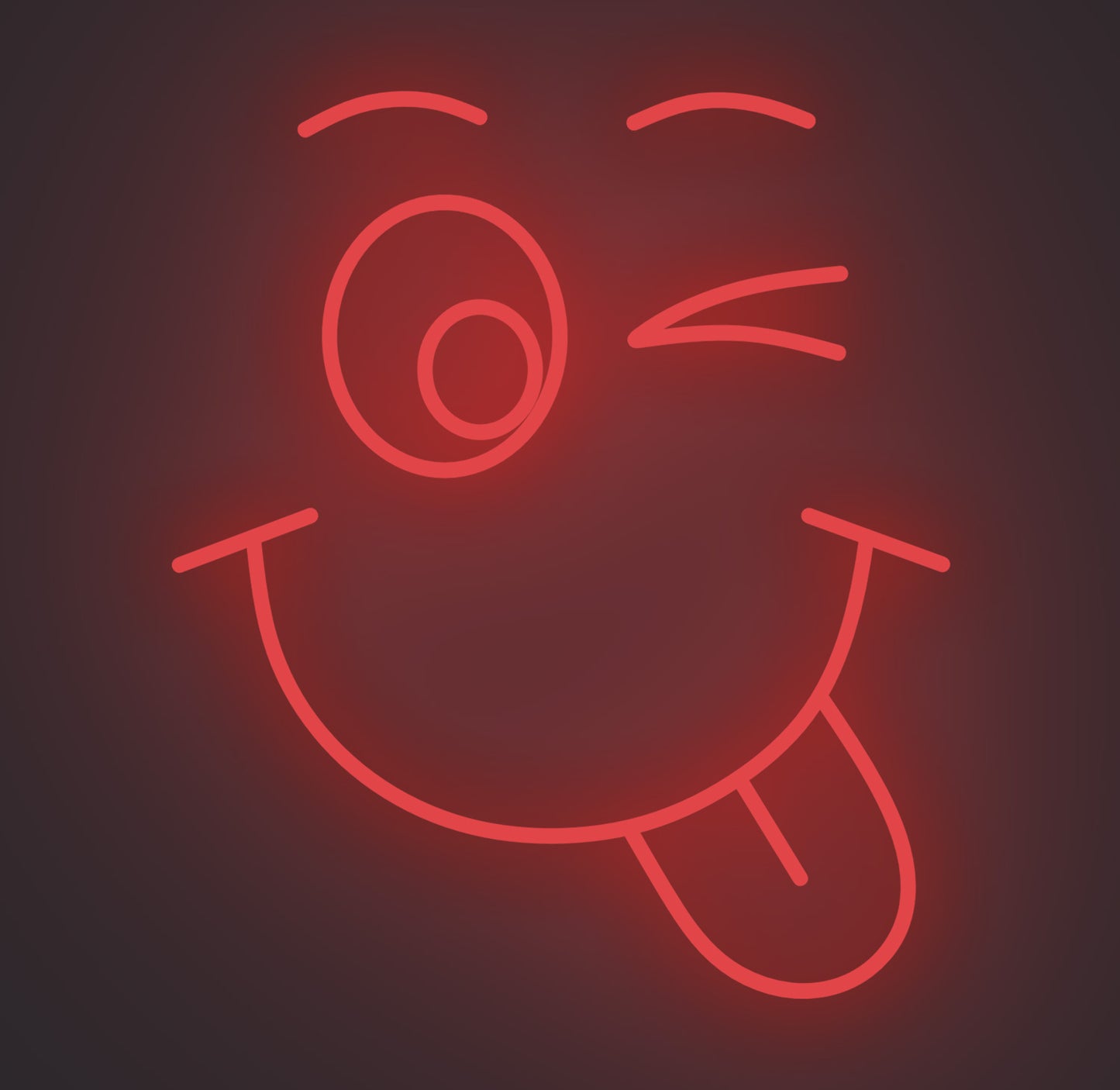 Winking Fun Face