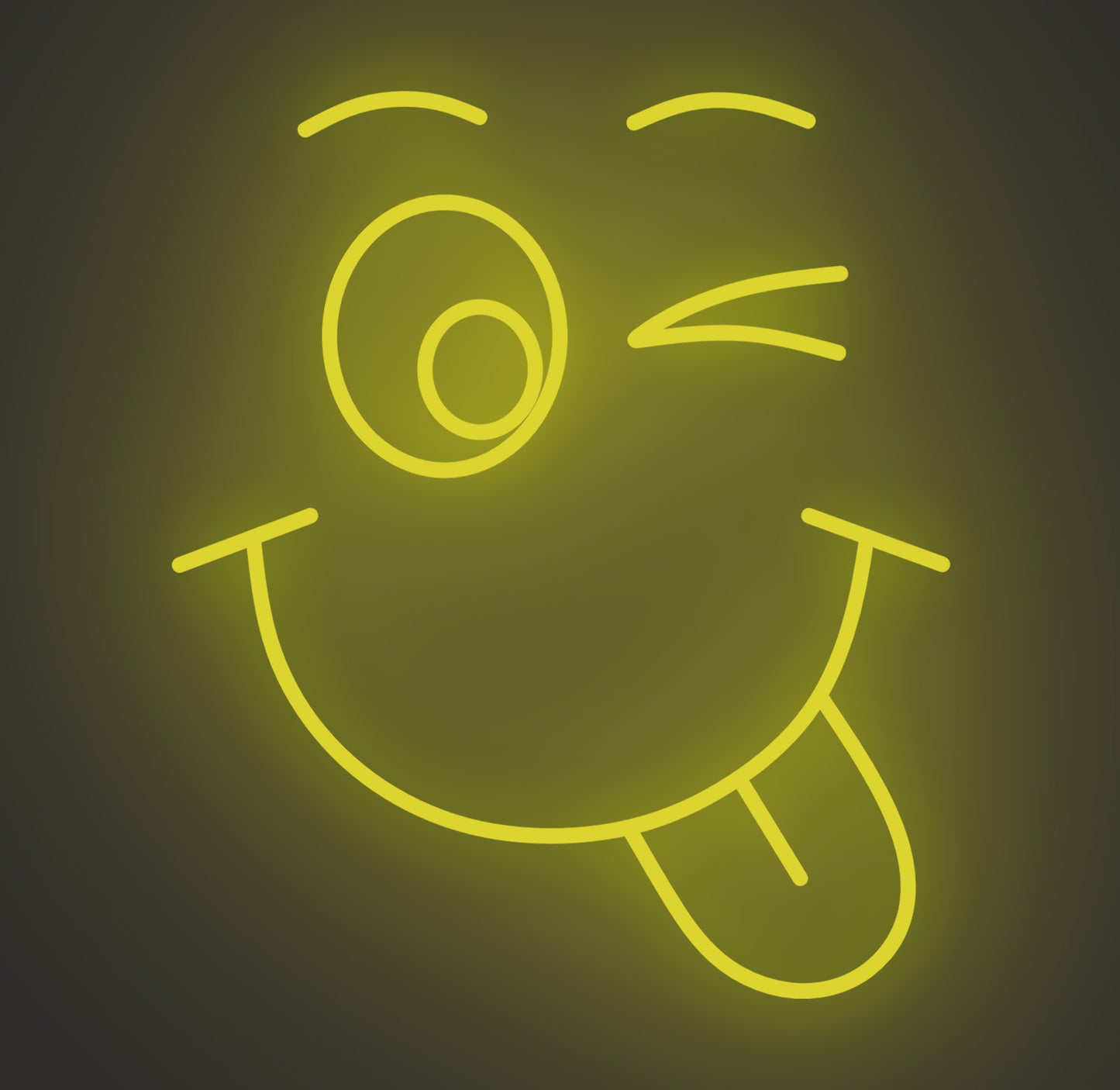 Winking Fun Face