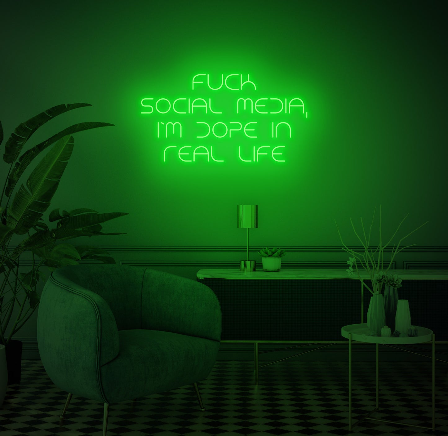 Fuck Social Media I'm Dope in Real Life