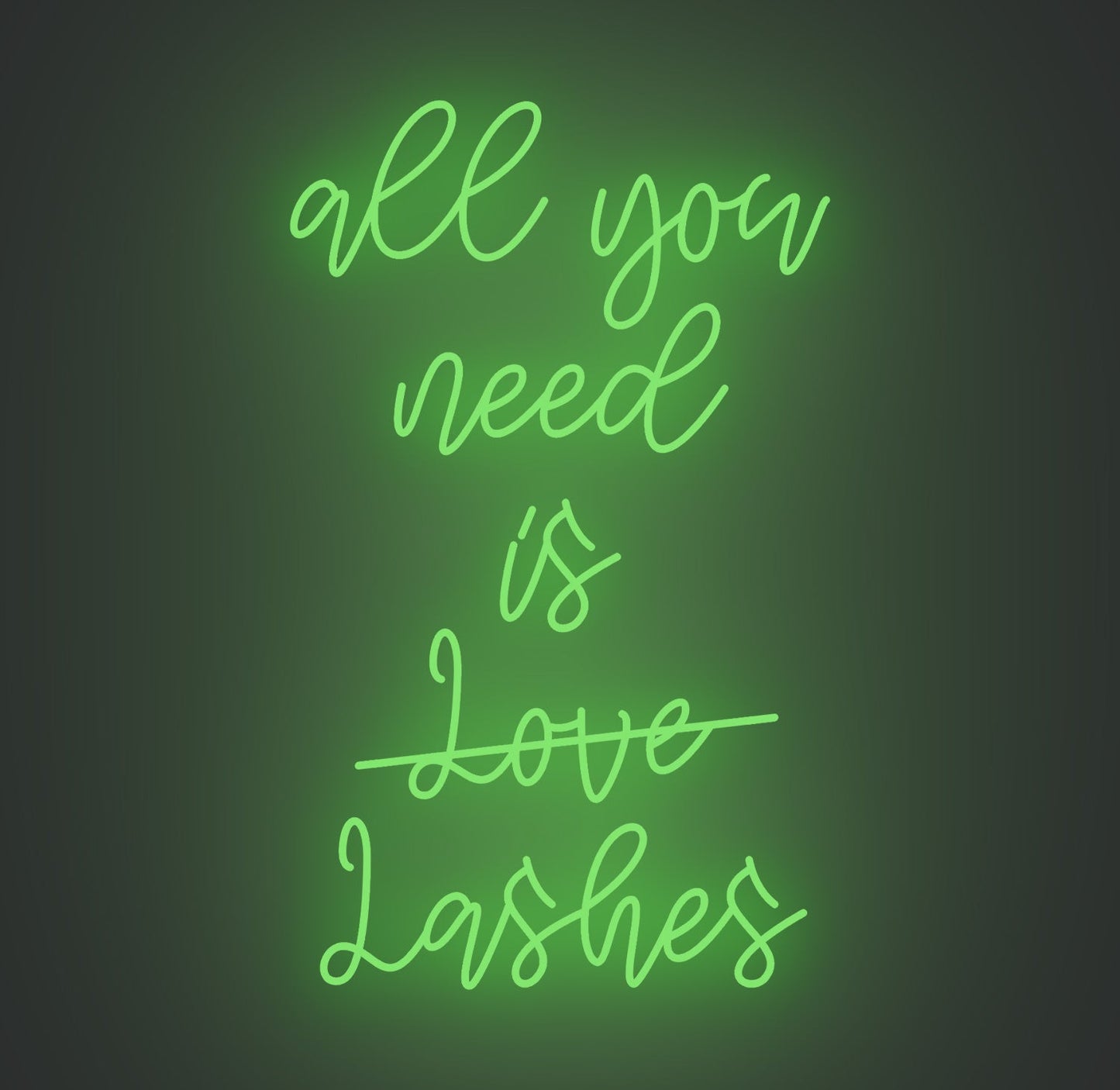 All You Need Is Lashes