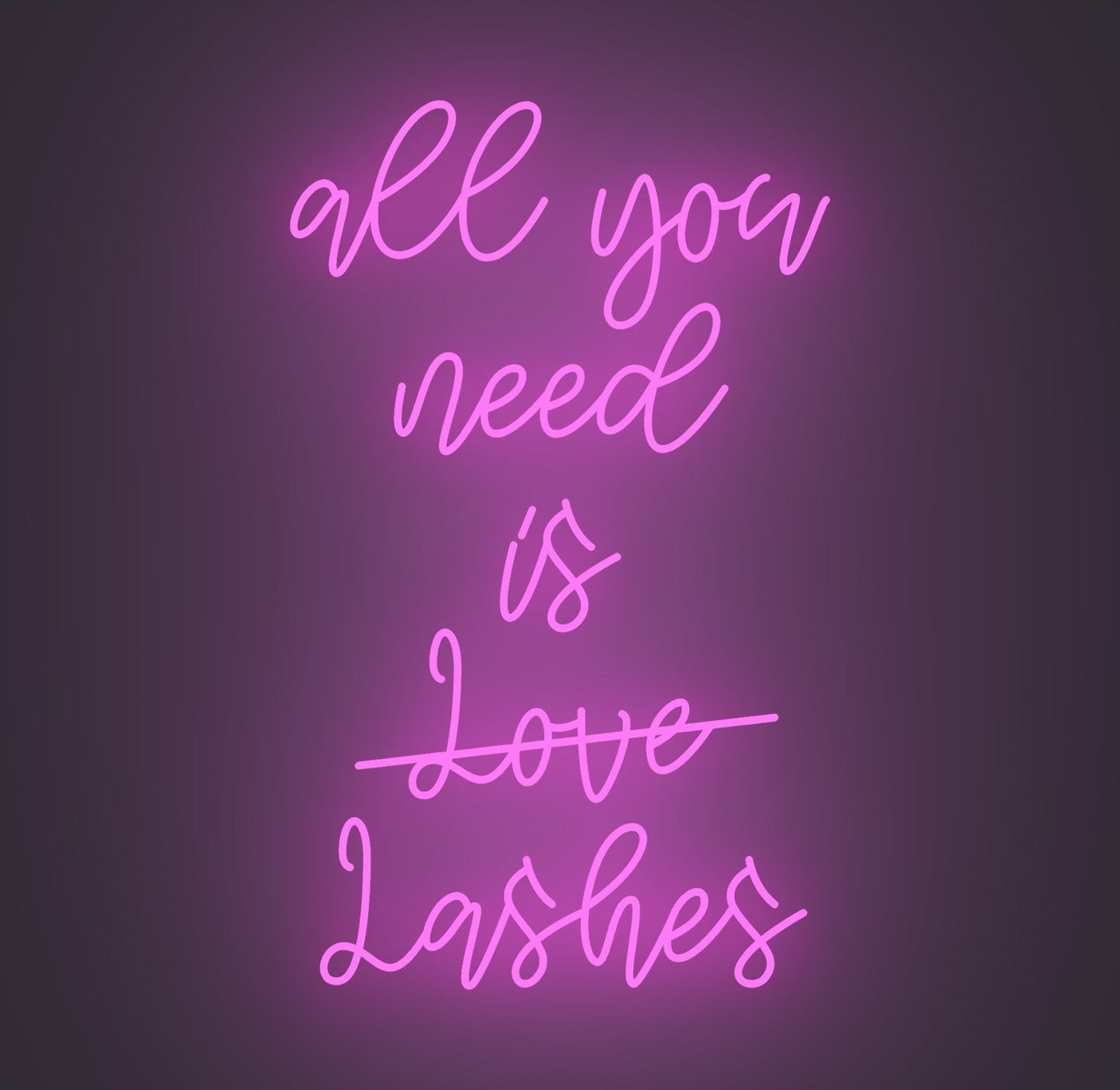 All You Need Is Lashes