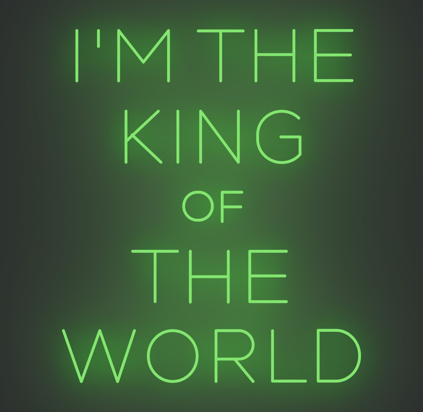I'm the King of the World