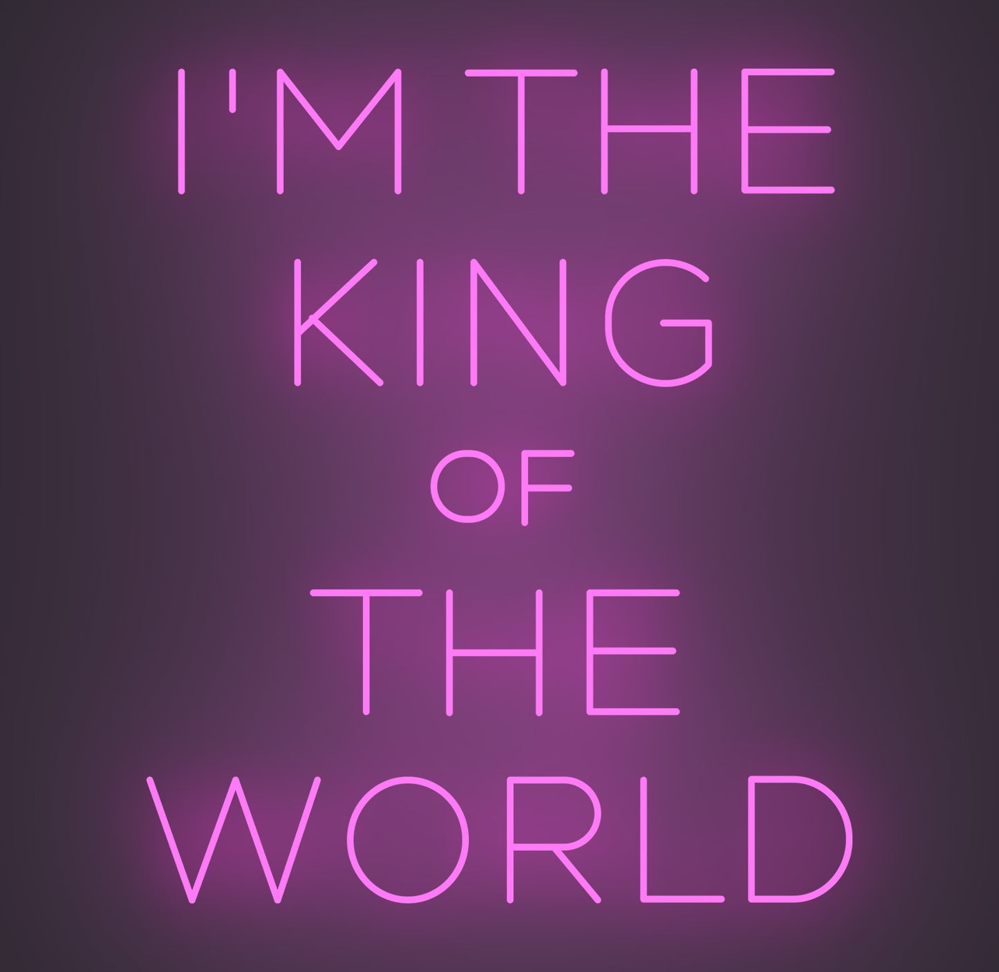I'm the King of the World