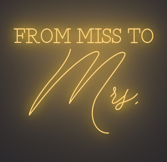 From Miss to Mrs