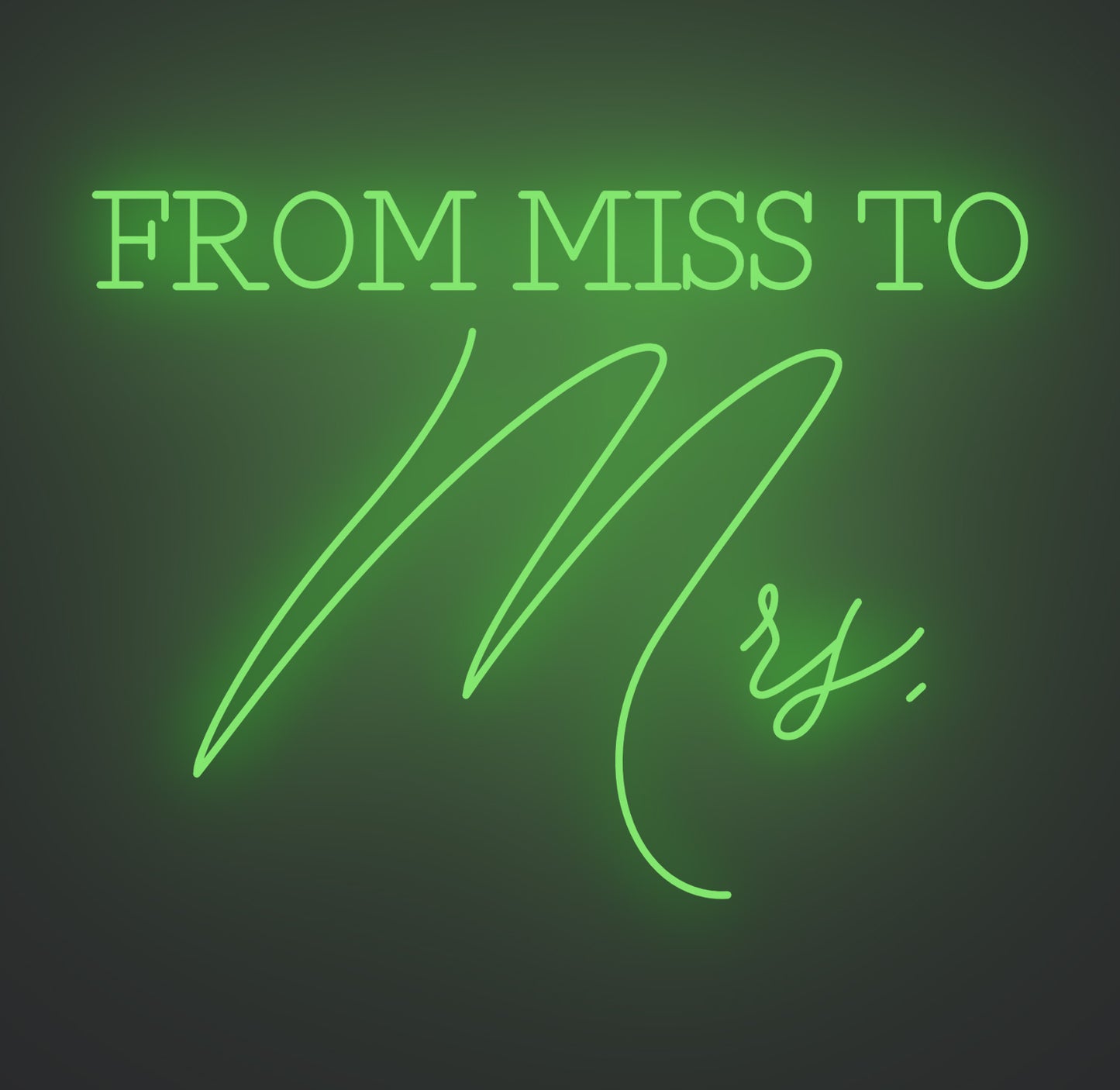 From Miss to Mrs