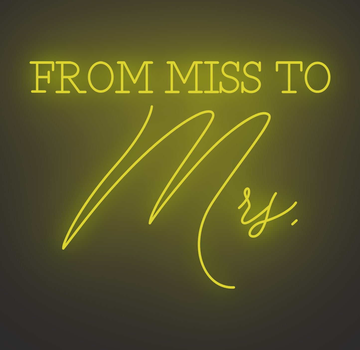 From Miss to Mrs