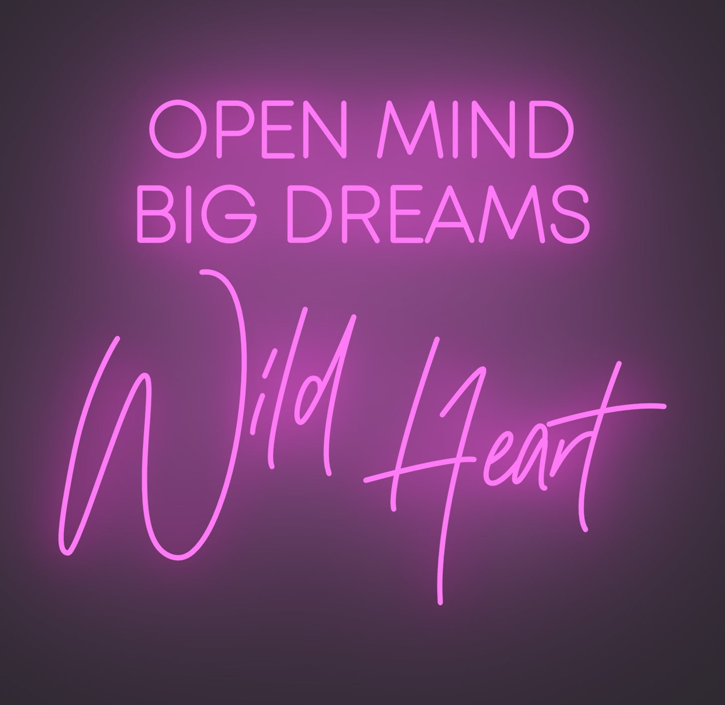 Open Mind Big Dreams Wild Heart