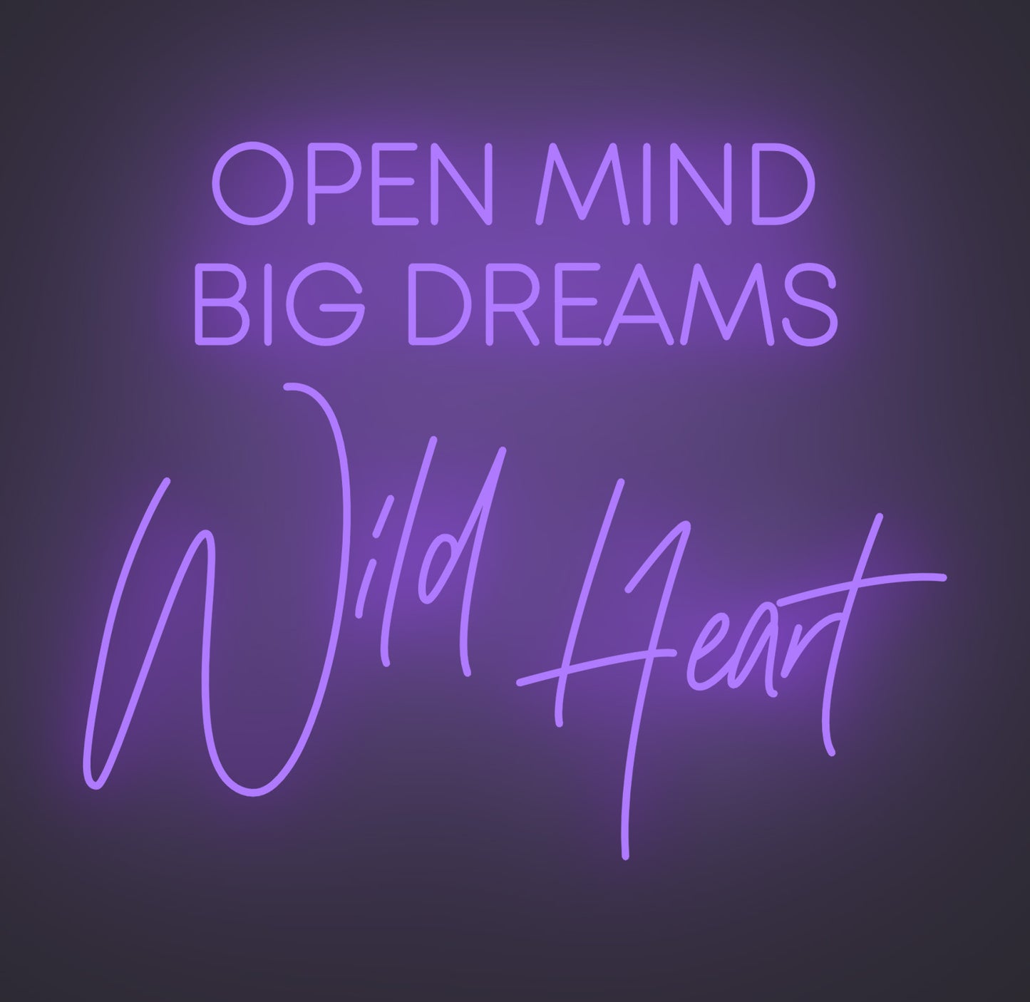 Open Mind Big Dreams Wild Heart