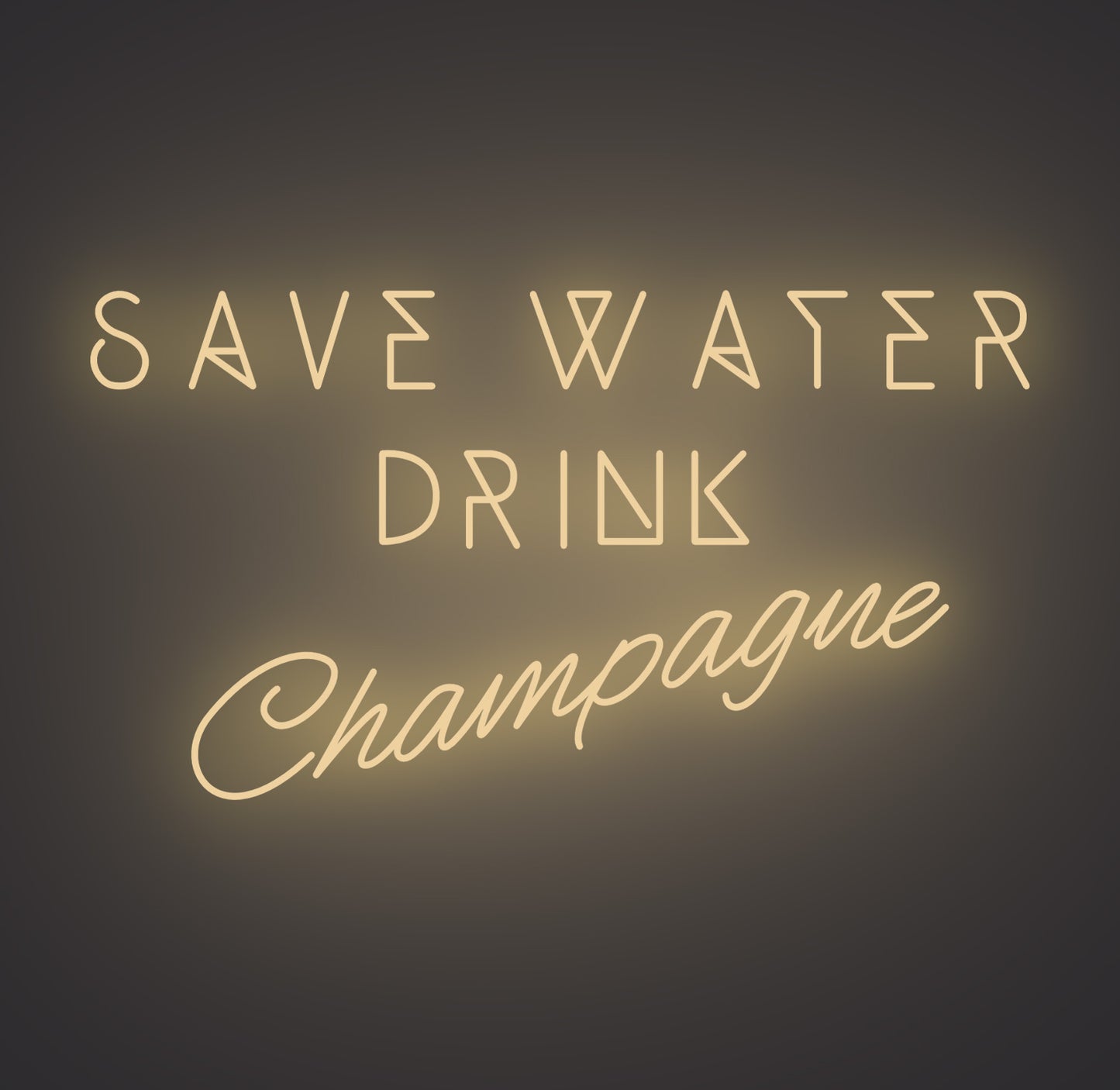 Save Water Drink Champagne