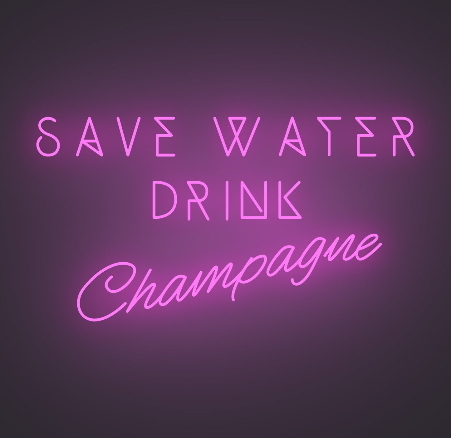 Save Water Drink Champagne