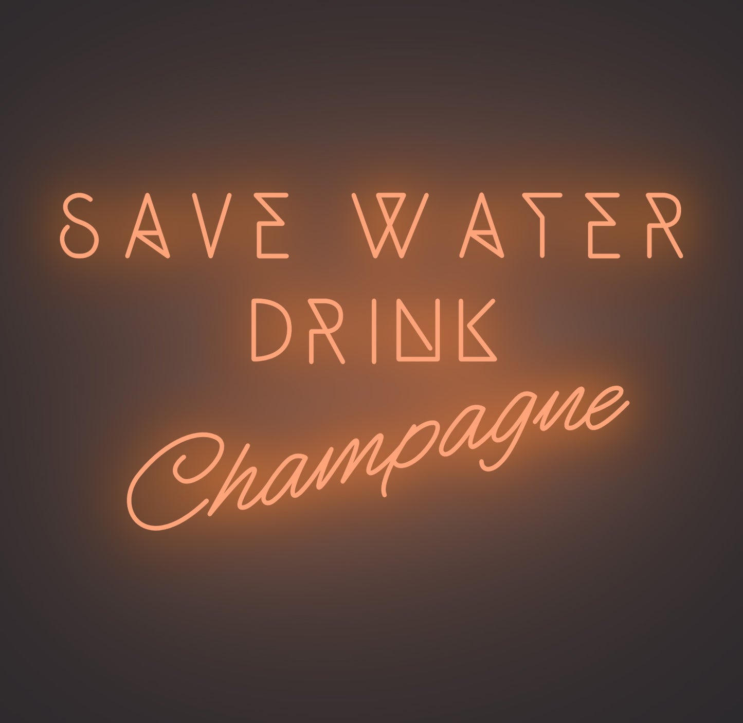 Save Water Drink Champagne
