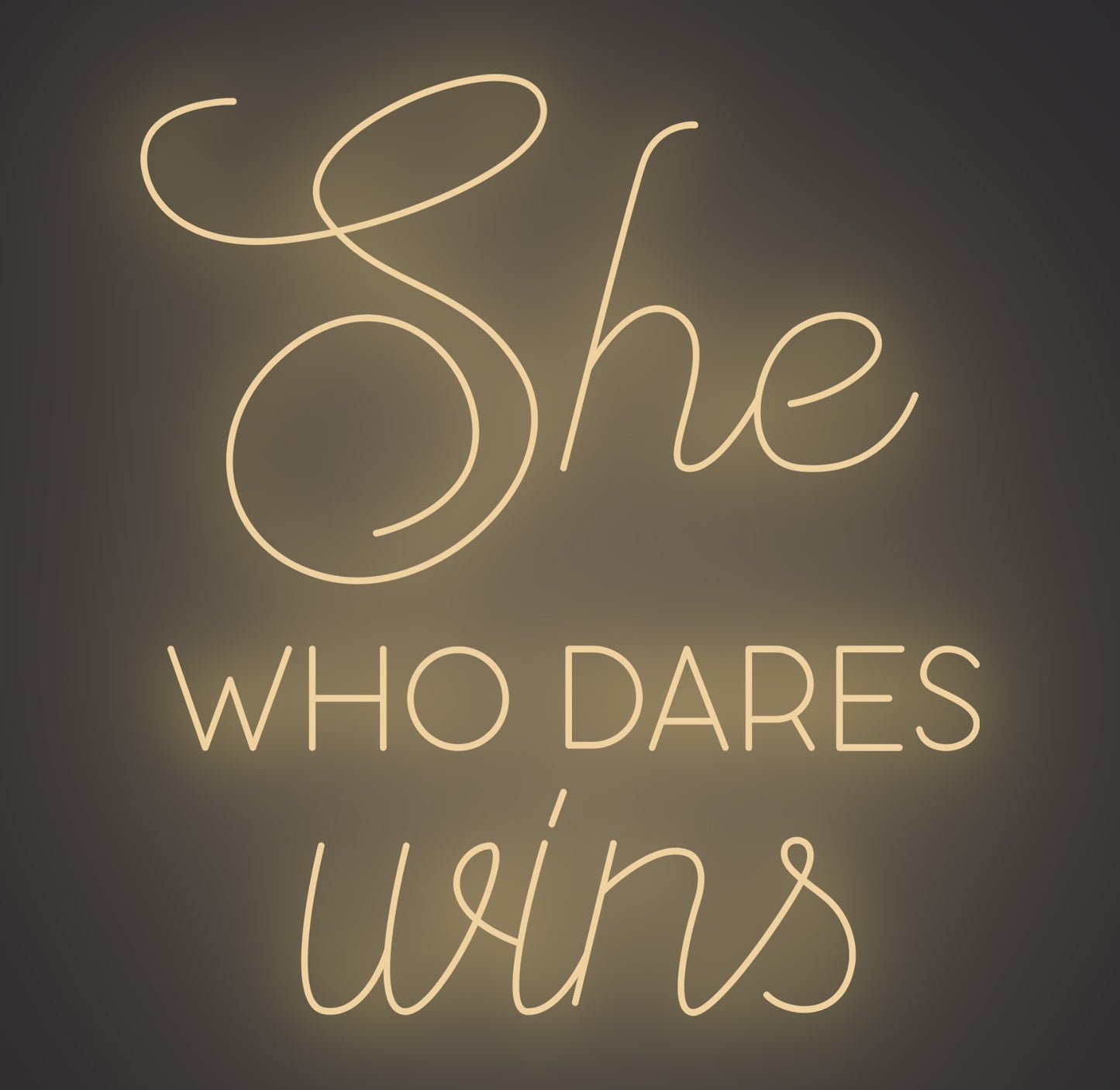 She Who Dares Wins