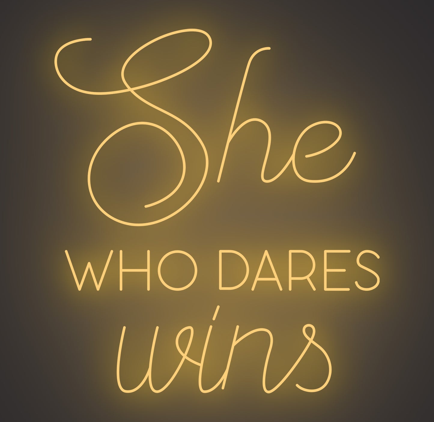She Who Dares Wins