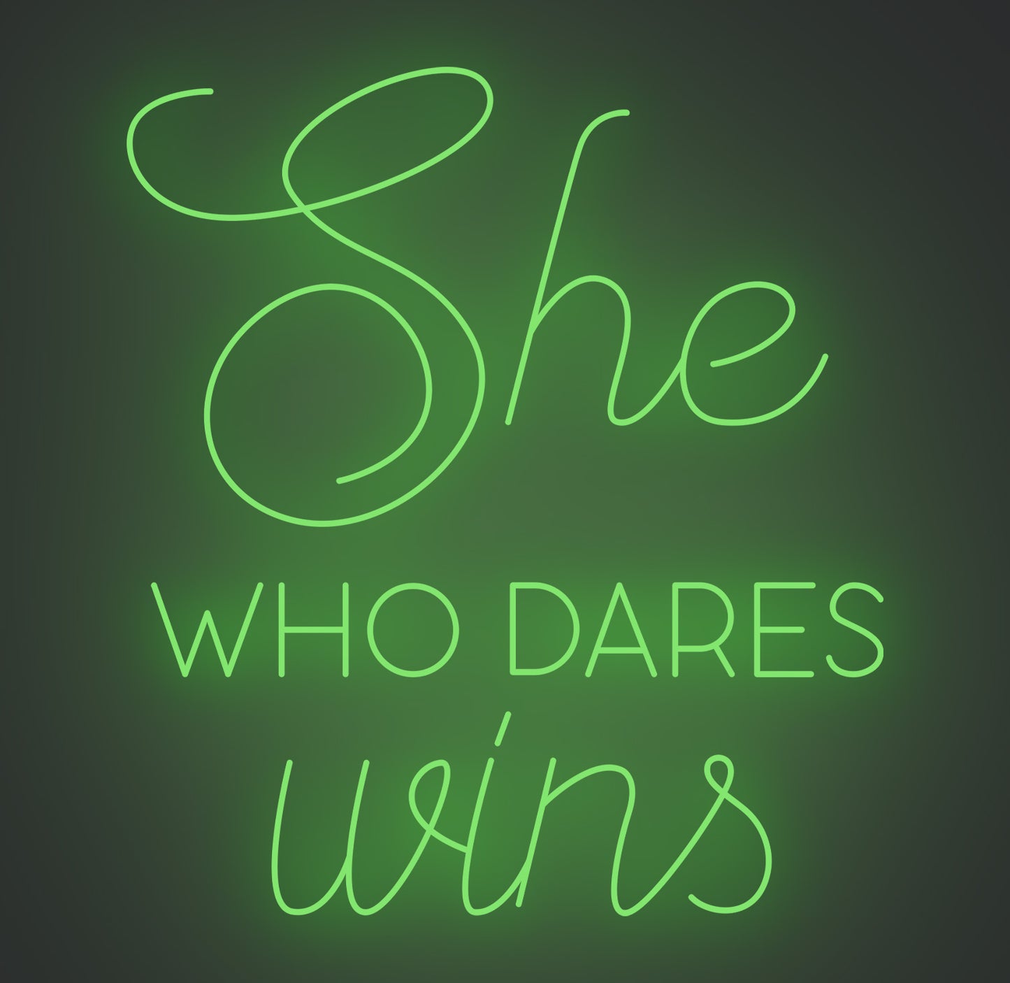 She Who Dares Wins