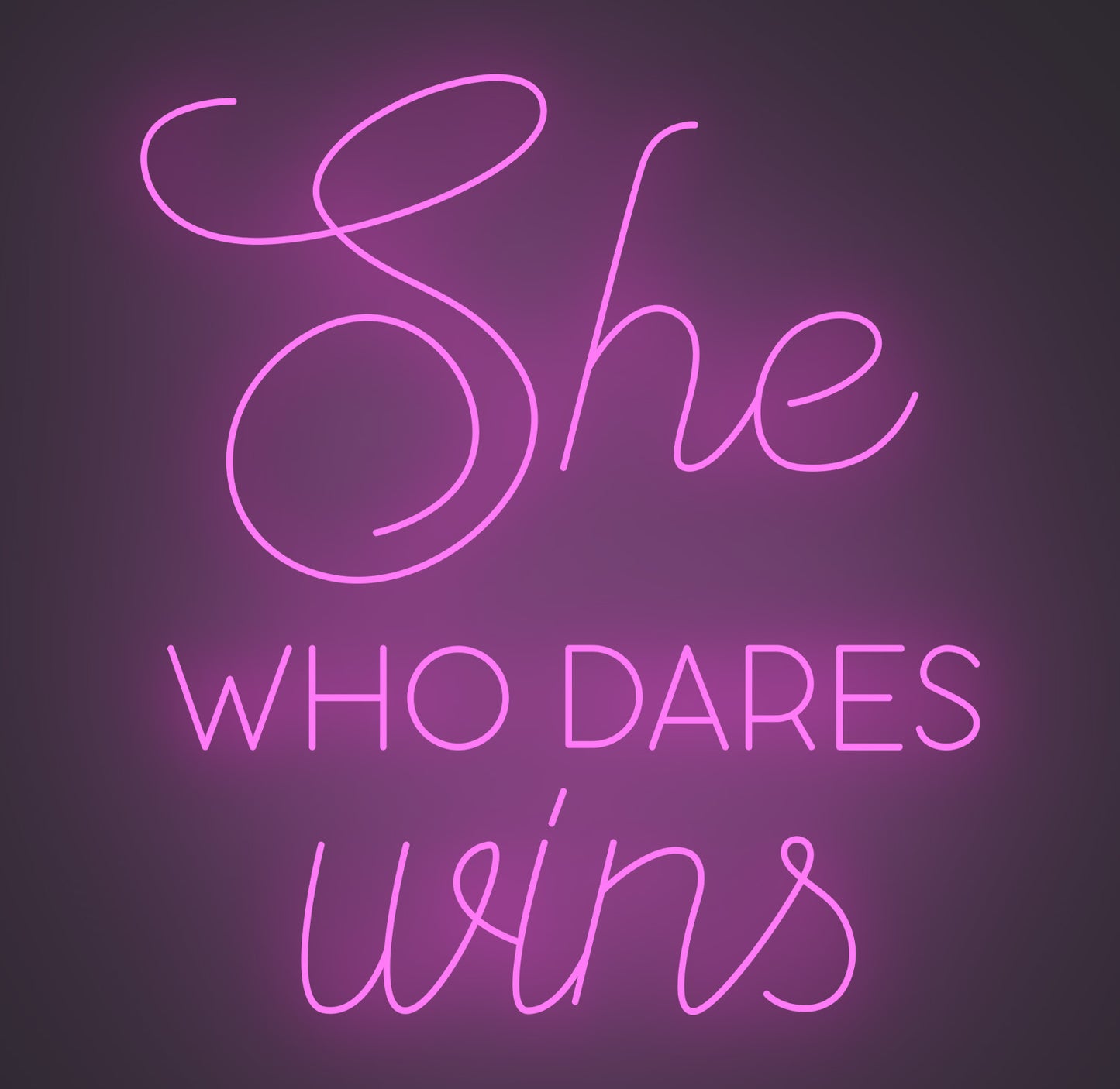 She Who Dares Wins