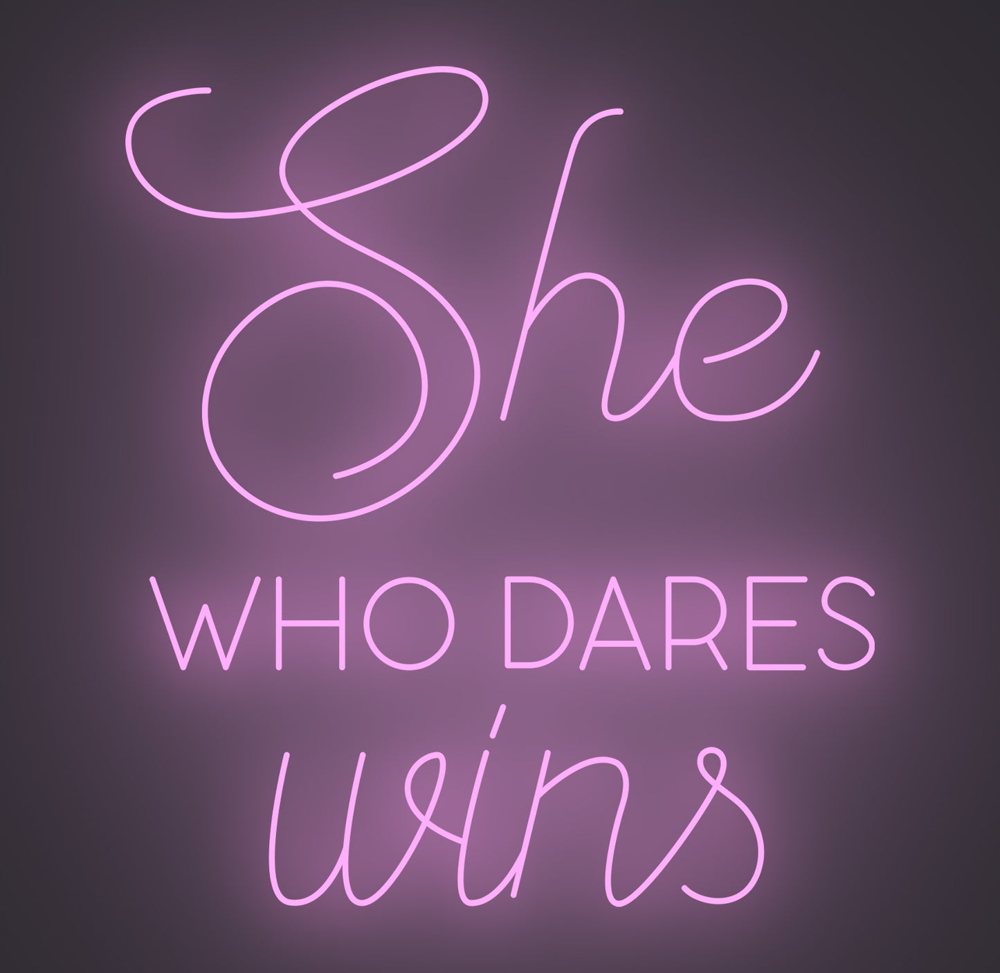 She Who Dares Wins