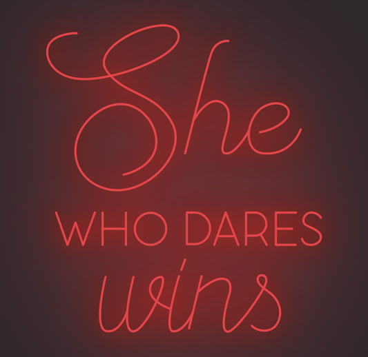 She Who Dares Wins