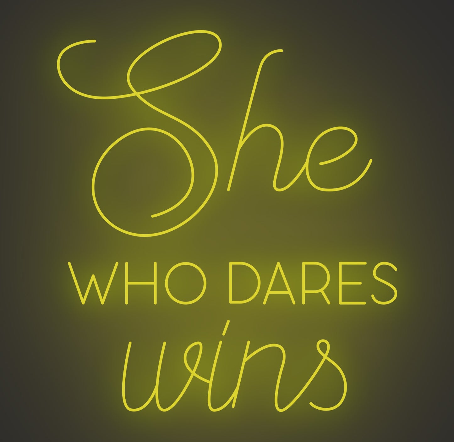 She Who Dares Wins