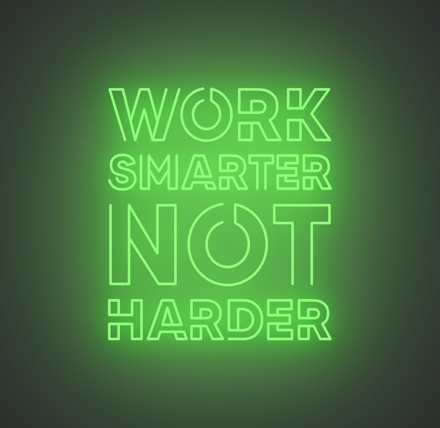 Work Smarter Not Harder