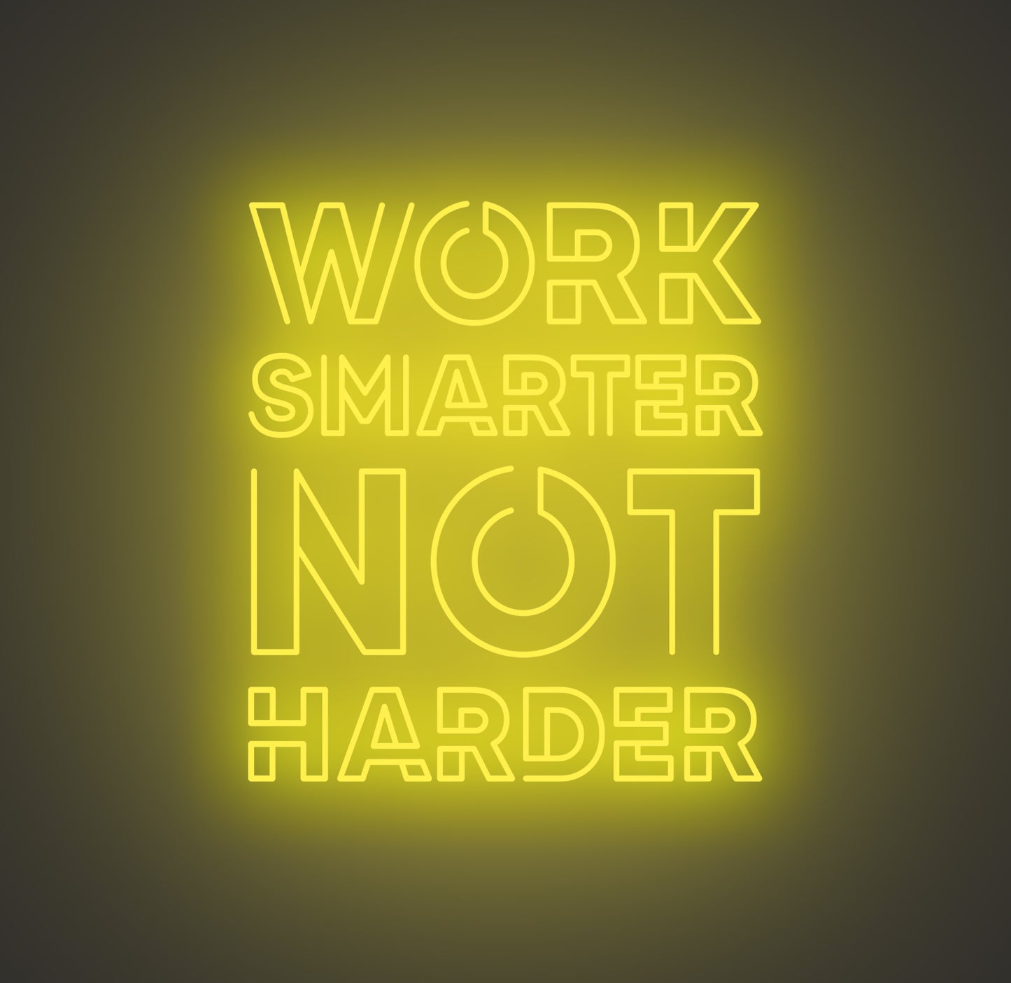 Work Smarter Not Harder
